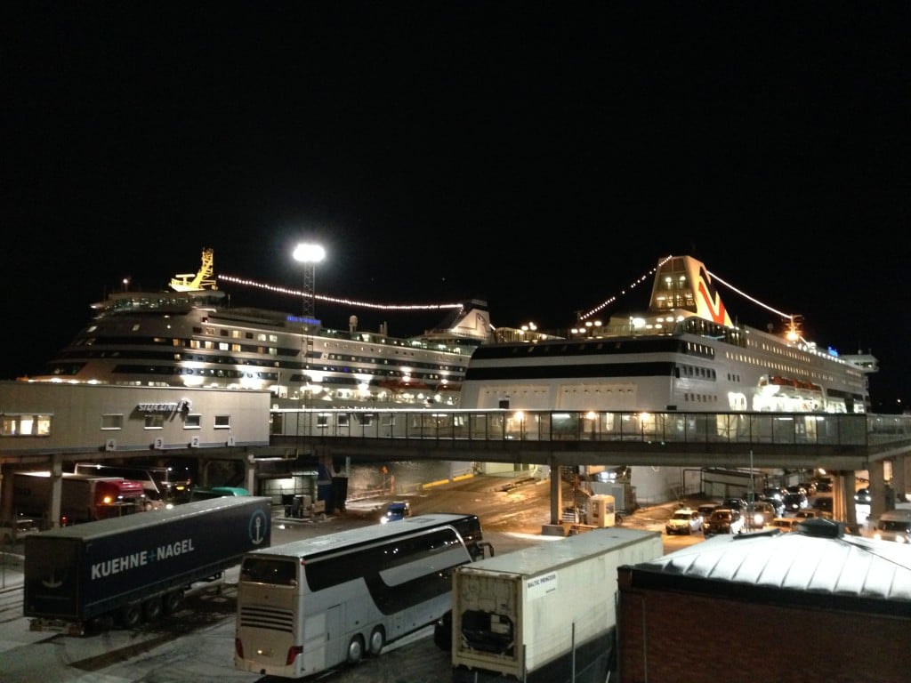 Laivat Tukholman satamassa