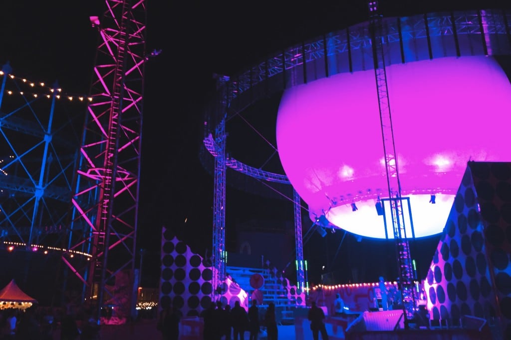 Flow Festival 360 Bright Balloon Stage
